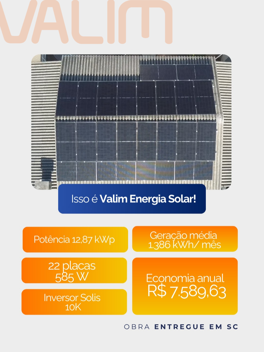 Valim Energia Solar - Placas Solares Rolante